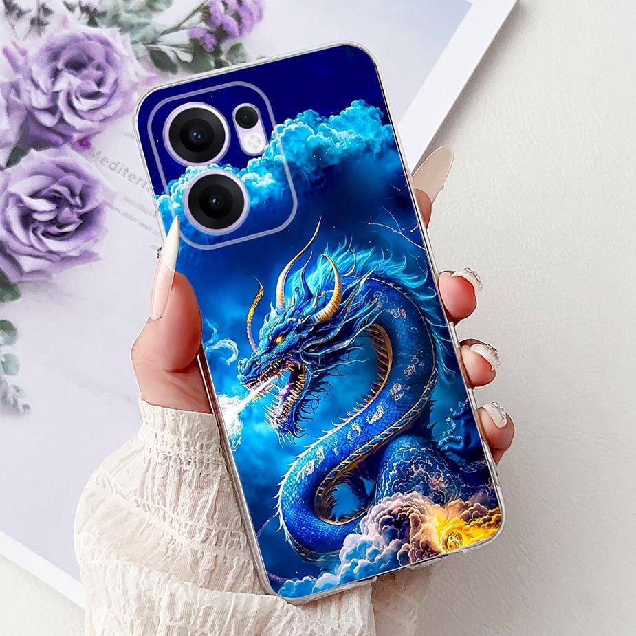 Чехол для Oppo Reno 13F 4G Reno13 Pro Новый модный окрашенный чехол Мягкие силиконовые чехлы для телефона Для Oppo Reno 13 Pro Reno13 F 5G Fundas