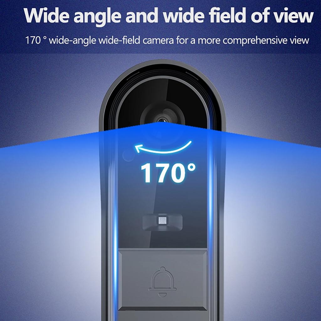 4,3'' IPS Экран Беспроводной Домофон Камера Дверного Звонка Умный HD Ночное Видение Двусторонняя Аудиосвязь Водонепроницаемая Домашняя Безопасность Видео Глазок Дверного Звонка