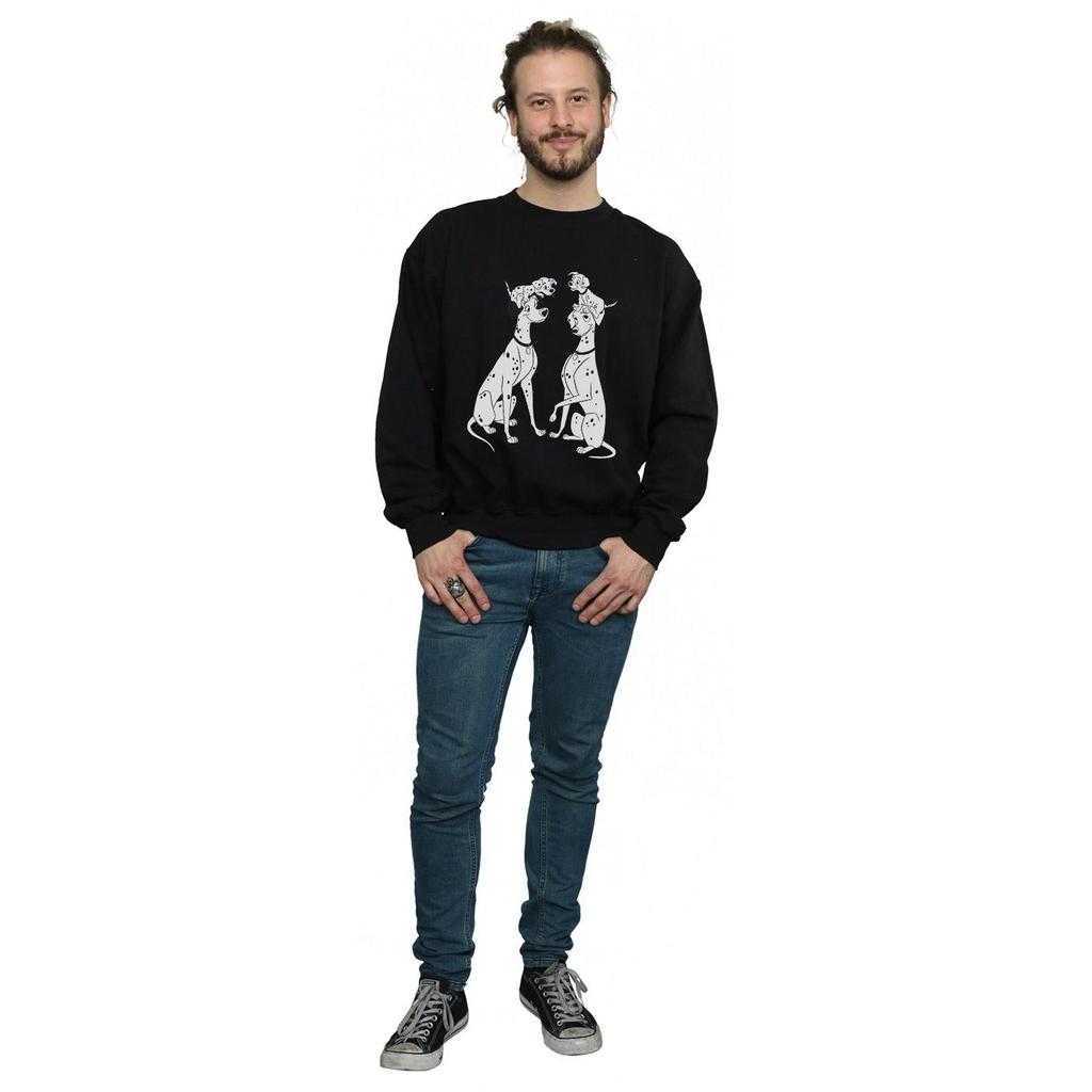 Disney Mens 101 Dalmatians Family Sweatshirt