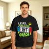 Controller 1st Grade Level Unlocked First Day Of School Tshirt Summer Vintage Tshirts Cotton Fashion Tee Shirt For Unisexs Tees