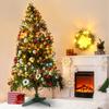 360-Degree Rotating Artificial Christmas Tree Stand Adjustable Christmas Tree Stand with Music Box Suitable forwithin 7.5 Feet Tree