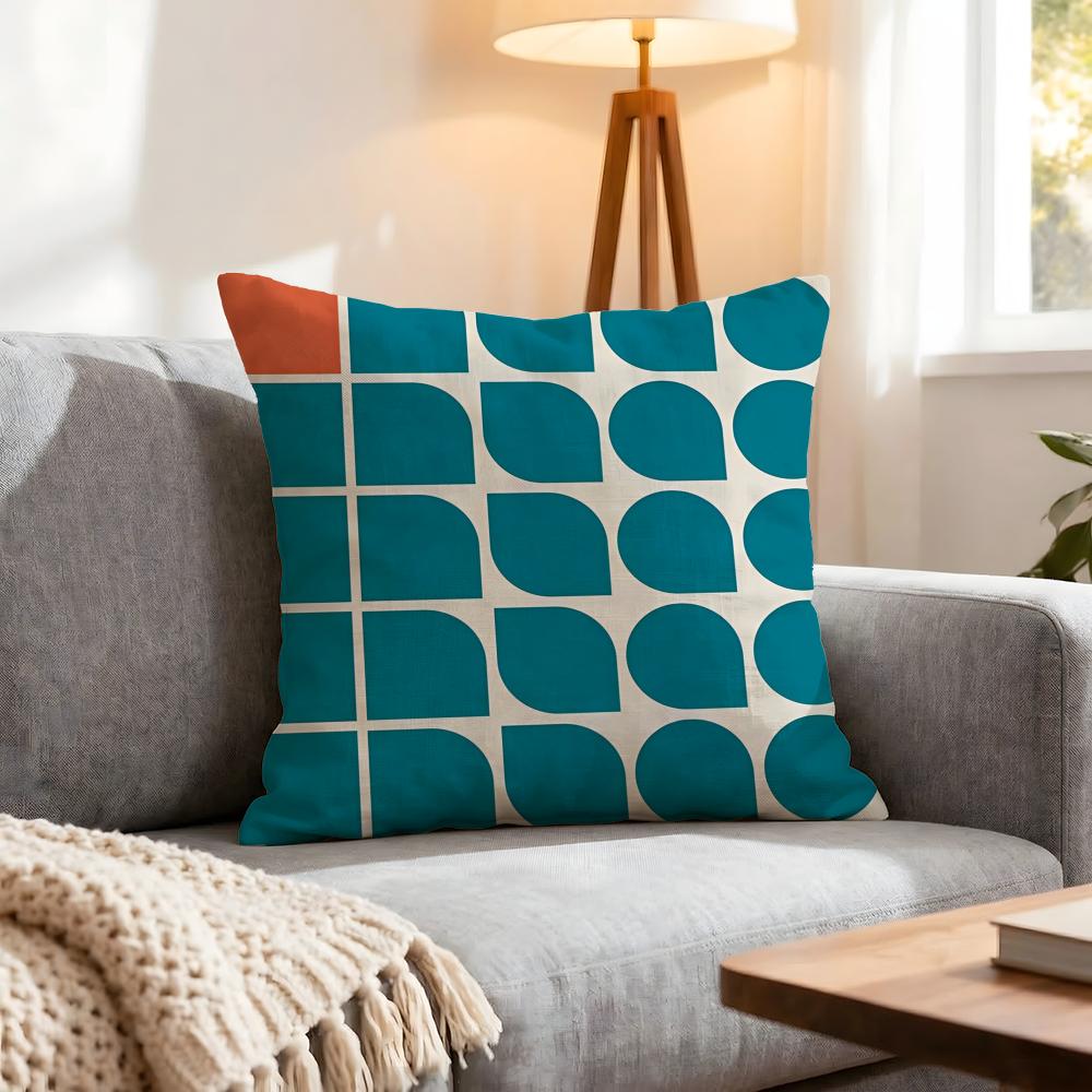 Pattern Bauhaus Geometry Cushion Cover Pcs Decorative Covers Soft Cushion Case for Sofa Couch Decor x x Pillowcases