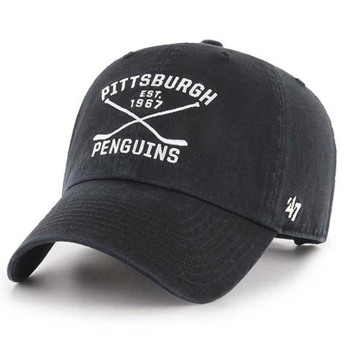 47 Brand Adjustable Cap - AXIS Pittsburgh Penguins Noir