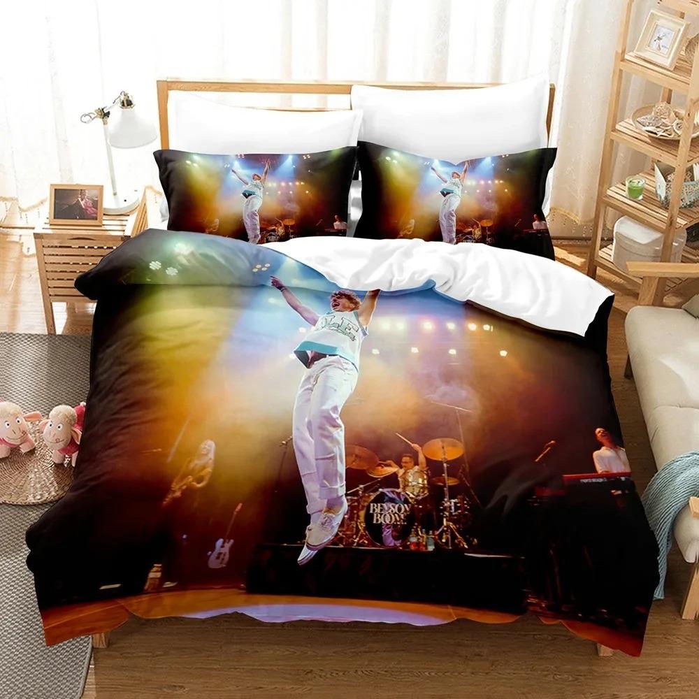 Benson Boone concert Bedding Set Single Twin Full Queen King Size Bed Set Aldult Boys Bedroom Duvetcover Sets bed sheet set
