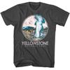 Yellowstone Bison At Geyser Men's T Shirt