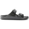 Klapki damskie Birkenstock Arizona Essentials EVA Narrow Anthracite na wąską stopę piankowe czarne (1001498)