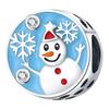 2026 Christmas Theme Collection Christmas Tree Bells Snowflake Beads Charm 925 Silver Accessories