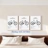 Роскошный горный велосипед Знаменитый велосипед Параметр Минималистичный постер Холст Живопись Настенные картины Декор для дома Комнаты Подарки для любителей велосипедов