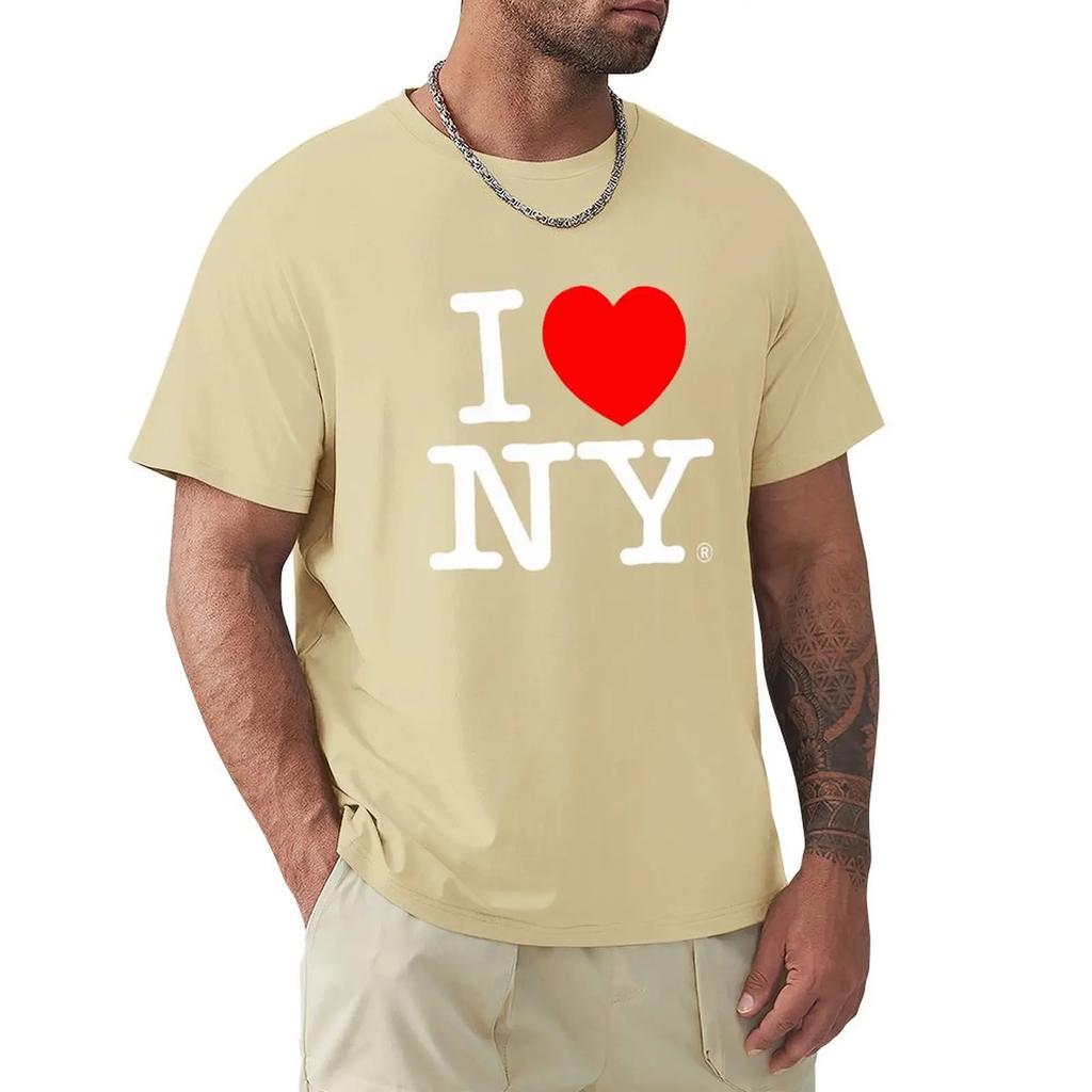 I Love New York Tourist I Heart Ny T Shirt Harajuku Short Sleeve T-shirt 100% Cotton Graphics Tshirt Tops