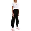 Off-White Хлопковая футболка с принтом логотипа-стрелки, круглым вырезом, коротким рукавом, женские топы, белая OWAA049R20B071000128