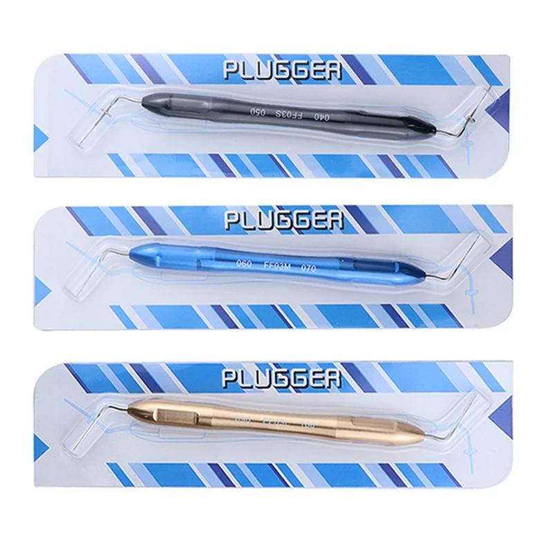 Nigf 1 шт. Стоматологический ручной плаггер Эндо Гуттаперча Ручной для заполнения корневых каналов Нержавеющая сталь Стоматологический инструмент Эндодонтический