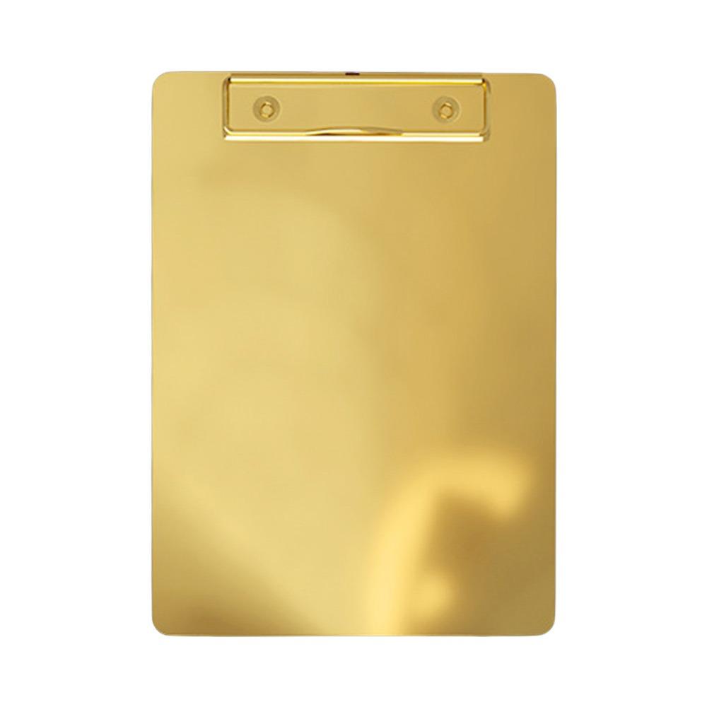 Hard A4/A5 File Folder Gold/Silver Writing Clipboard Memo Clip Board Clips  Business