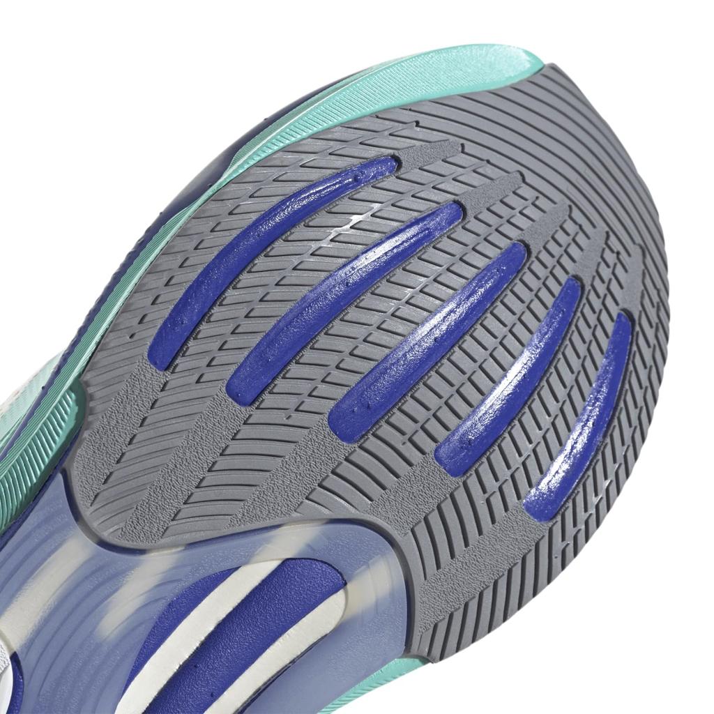 Беговые кроссовки Adidas Supernova RISE, Унисекс, Взрослые, LZQ59, Footwear White/Lucid Blue/Flash Aqua (ID3599), Размер 28.0 см