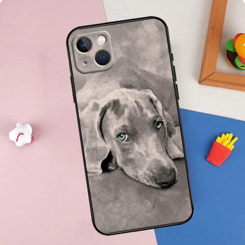 Чехол для мобильного телефона Apple iPhone15, чехол для мобильного телефона Weimar Dog, окрашенный чехол с защитой от падений, чехол для мобильного телефона Huawei с защитой от падений.