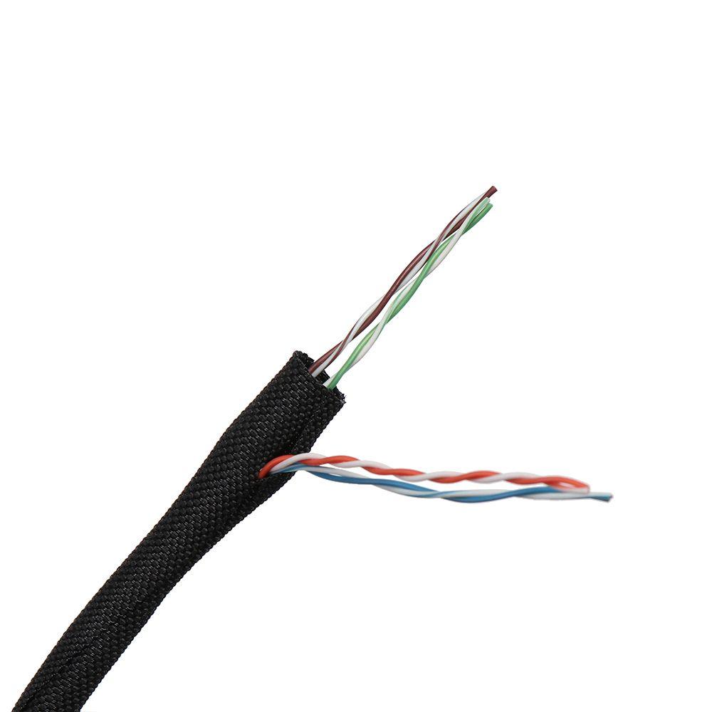 Проводная обмотка Защита провода Намотчик кабеля Органайзер для кабеля Плетеный рукав Защитная трубка для шнура