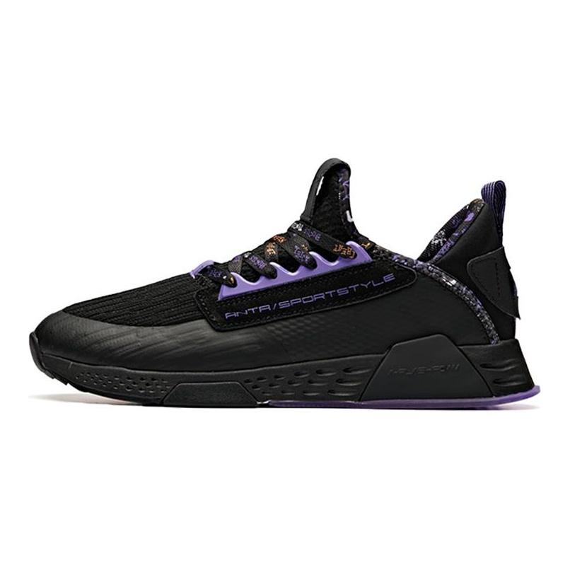 ANTA Casual Shoes Men's Low top Black/Imperial Purple 11848888R-1