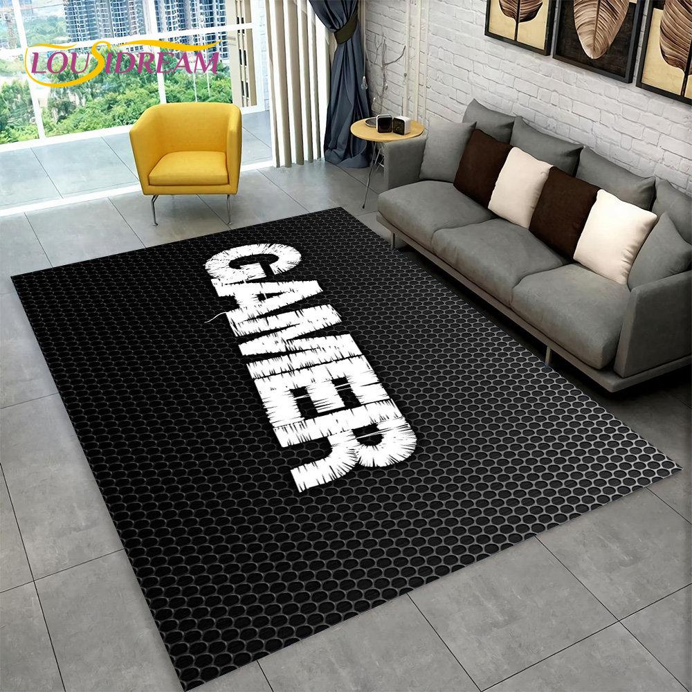3D мультяшный геймерский ковер Game Over, ковер для гостиной, спальни, дивана, игровой комнаты, коврик для декора, детские игры, нескользящий напольный коврик