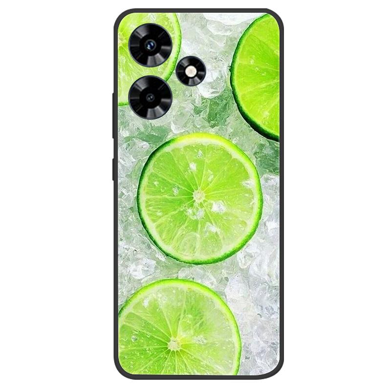 For Infinix Hot 30 Case Soft Black Silicone Bumper Butterfly Phone Cover for Infinix Hot 30 X6831 Cases Hot30 Fundas Coque
