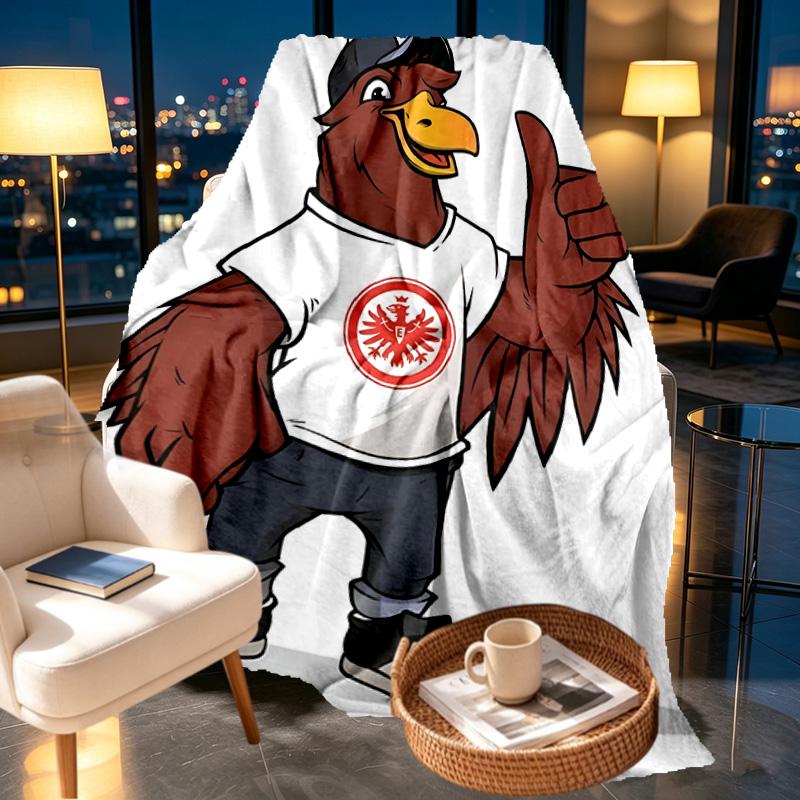 Eintracht Frankfurt Print Blanket - Soft & Comfortable, for Bedroom, Travel, Sofa, Home Decoration - Birthday Christmas Gift for Friend