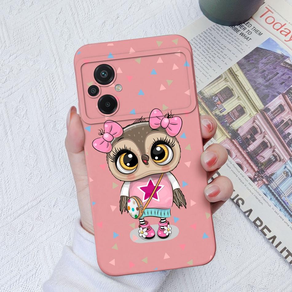 For Xiaomi Poco M5 M5S Phone Case Monster Cat Camera Protection Upgrade Liquid Silicone Bumper For Poco M 5 S Back Cover Shell