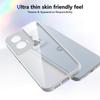 For Motorola Moto G85 XT2427-3 Case Plating Bumper Shockproof Clear Back Cover Hard Matte Phone Case for Moto G85 MotoG85 XT2427
