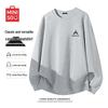 MINISO Men's Heavyweight Graphic Crewneck Sweatshirt