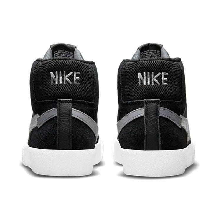 Nike Zoom Blazer Mid Premium SB Mosaic Pack — кроссовки унисекс Black Wolf Grey Cool-Grey White DA8854-001