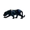 Black Panther Sculpture Figurine Handicraft Home Desk Decor Geometric Wildlife Leopard Statue Craft Ceramic (Panther Black) New
