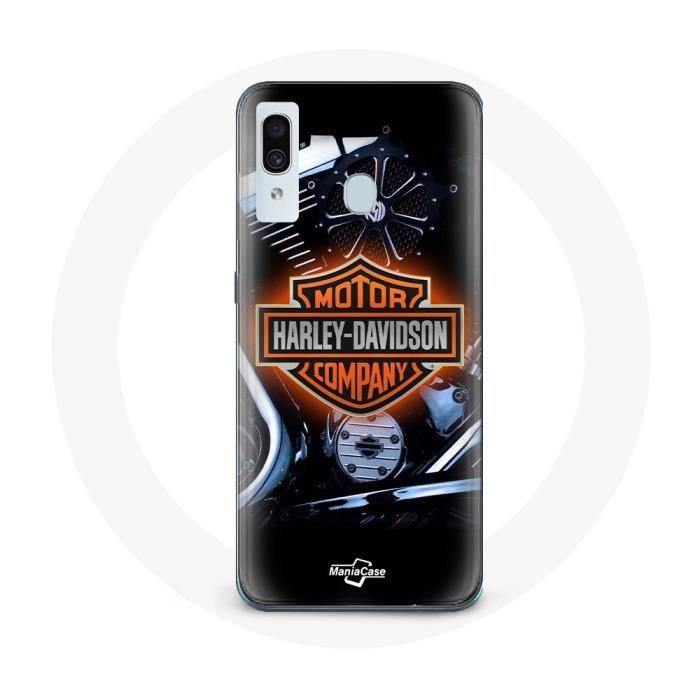 Coque pour Samsung Galaxy A20e Harley Davidson Compagnie automobile logo