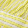 CHANEL Shirt dress one piece P61108V46519 strap yellow silk Women Used