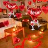 1 комплект воздушных шаров в форме сердца Love Wine для сюрпризов на День святого Валентина, романтических вечеринок, предложений руки и сердца, свадеб, юбилеев