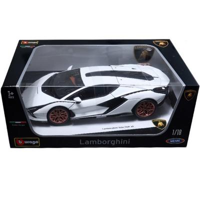 Браго 1:18 Модель Kidult Lamborghini Xian Daimast FKP37, Белая корейская игрушка