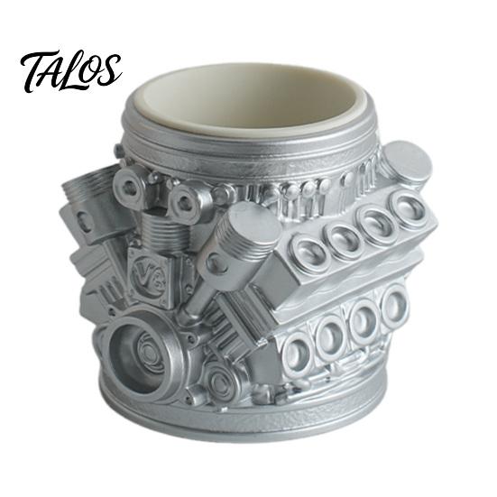 Модель двигателя Talos, Держатель для ручек и карандашей, Креативный настольный органайзер для домашнего офиса, Настольное хранилище для канцелярских принадлежностей, Подарок для автолюбителей, механиков и инженеров