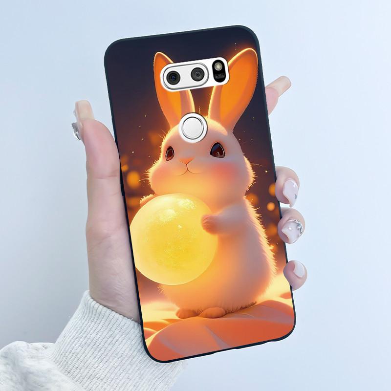 Чехол для LG V30 V30+ V30S V30S+ V35 V35+ ThinQ Тонкий Мягкий Черный Силиконовый Чехол Эстетичный Роскошный Милый Крутой Задняя Крышка для Мальчиков Девочек