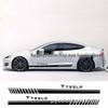 Полосатая наклейка на пояс X-320 для Tesla Model S 3 X Y Боковая юбка двери автомобиля