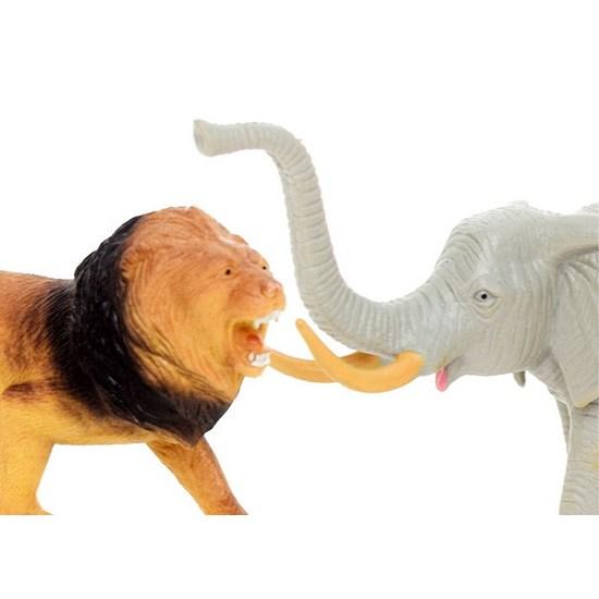 Animal Planet Animal Figure Slim Round Bucket 13p Set, 1 Set, Popular Toys In Korea