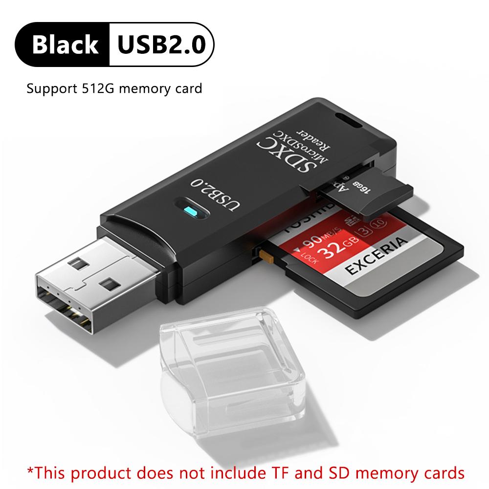 USB 3.0 Картридер 2 в 1 USB 2.0 на SD Micro SD TF Адаптер для карт памяти для Mac PC Ноутбуков Аксессуары Флеш-накопитель Картридер