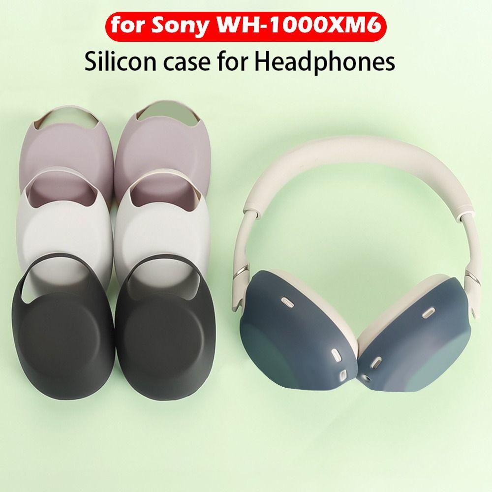 Silicone Wireless Headphones Cover Anti-scratch Headset Pad for Sony WH-1000XM6 Bluetooth Headset