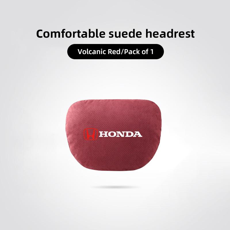 rlbn5 Car Headrest Neck Pillow & Lumbar Support Cushion Auto Interior For Honda CR-V Accord Civic HR-V Pilot Odyssey Fit Jazz Vezel