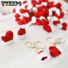 Christmas Keychain Pendants DIY Christmas Ornaments Sweet Cute Key Chains Special Gifts for Wedding Birthday Halloween Christmas New Year