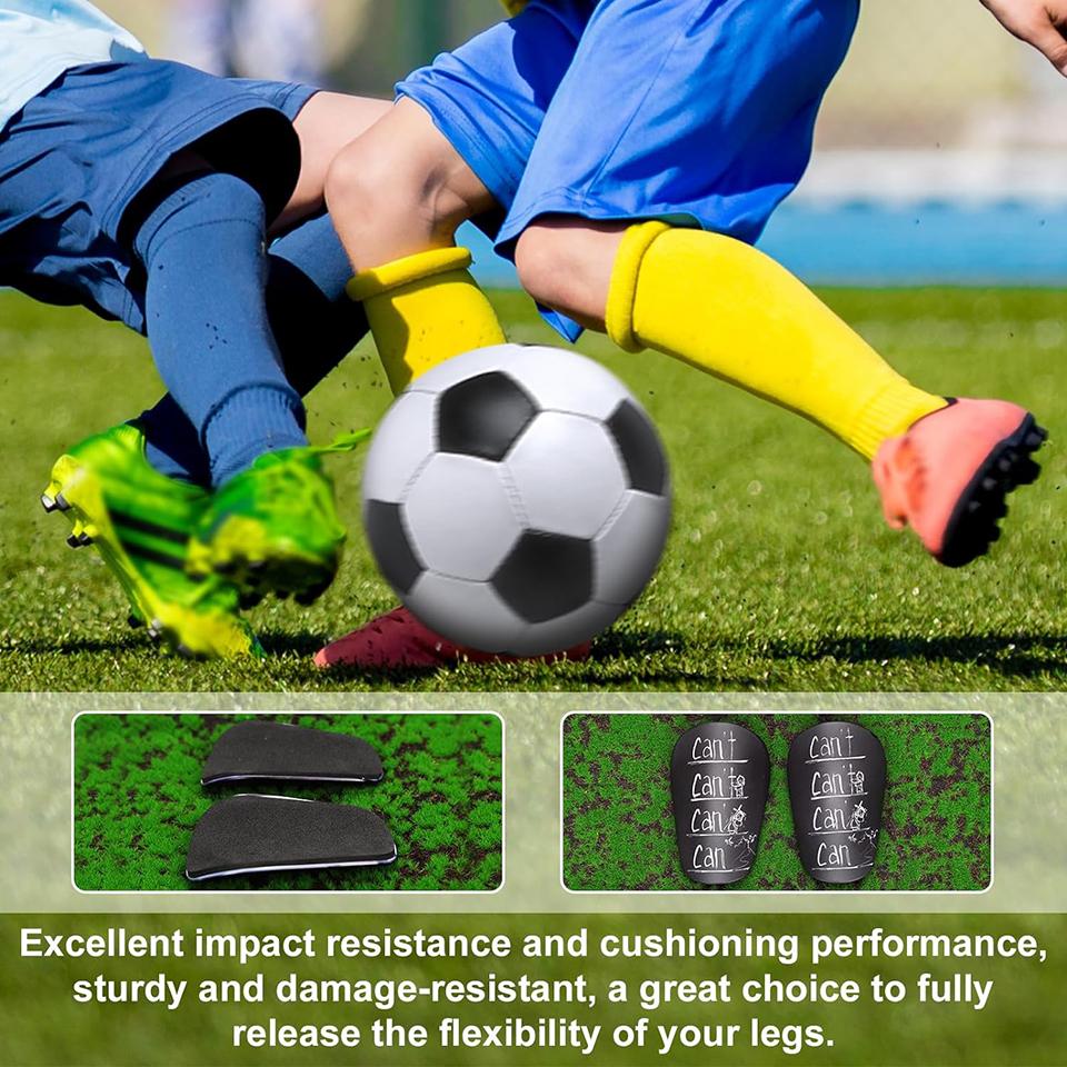 Loogdeel 1Pair Adult Children Soccer Shin Pad Football Training Leg Protective Board Anti Slip Sports Mini Shin Legging Supports