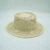 Japanese Korean Version Hollow Woven Beige Flat Top Top Top Hat Women'S Summer Sunshade Vacation Beach Straw Hat Small Fresh And Retro