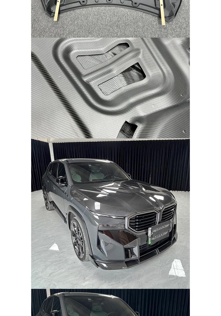2023-2026 BMW XM G09 LD Style Dry Carbon Fiber Engine Hood Replacement