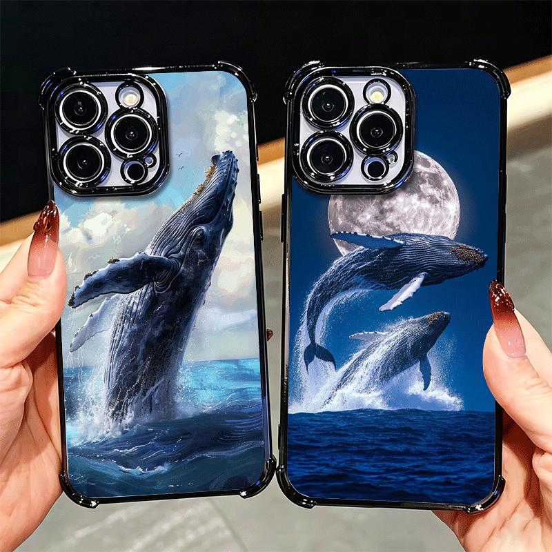 Горбатый кит Морской гигант Мягкий чехол для телефона для Xiaomi Poco X7 X8 Pro Max X6 X5 X3 F8 Ultra F7 M8 M7 M5S Redmi 15C 15A 15 14C 13C 1