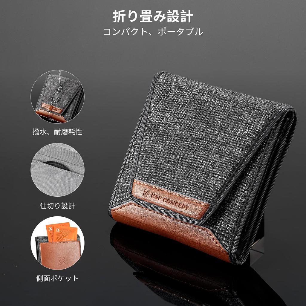 Concept 72mm Lens Filter Set PL Polarizing Filter UV Protection Filter Lens Cap Cleaning Cloth Filter Case Optical Glass 18 Layer Nano Coating K&F + +