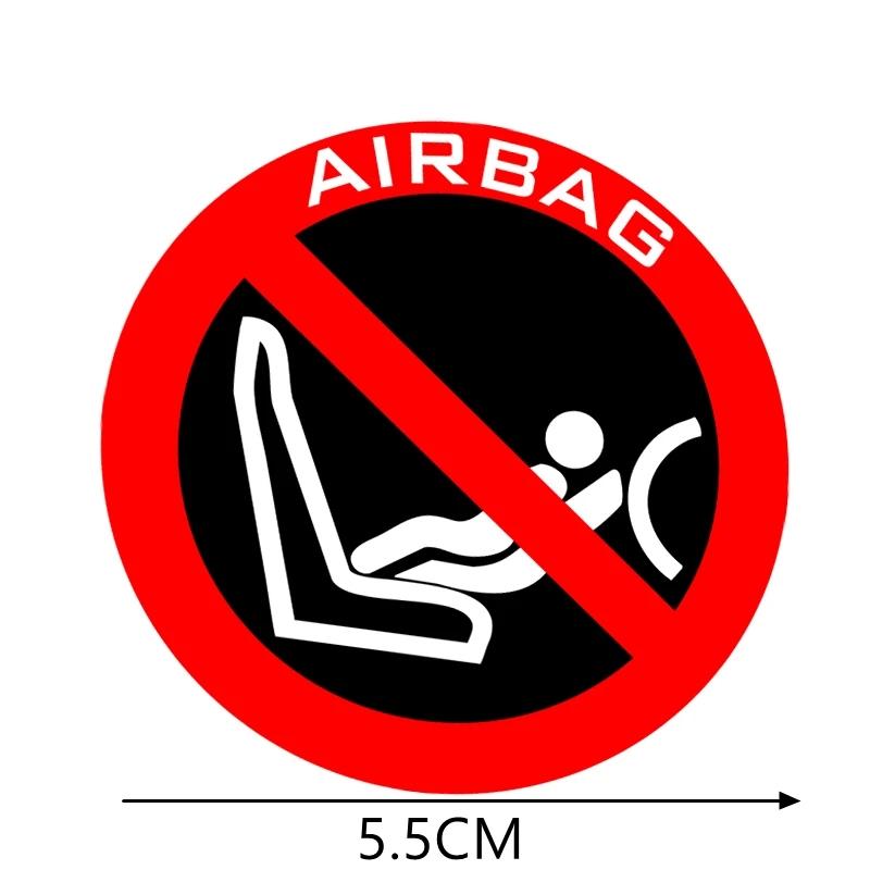 Наклейки на машину 'Airbag' Водонепроницаемые виниловые наклейки Автоаксессуары Pegatinas Para Coche DIY Стайлинг автомобиля