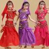Headdress Belly Dance Costumes Princess Dress India Girls' Clothing Dance Costumes Set  Toddler