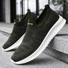 Men's Shoes New Casual Single Shoes Versatile Breathable Flying Mesh Shoes Comfortable Daddy Shoes