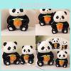 Panda Cute Chengdu Plush Toy Soft Short Fur Stuffed Animal For Children Play
