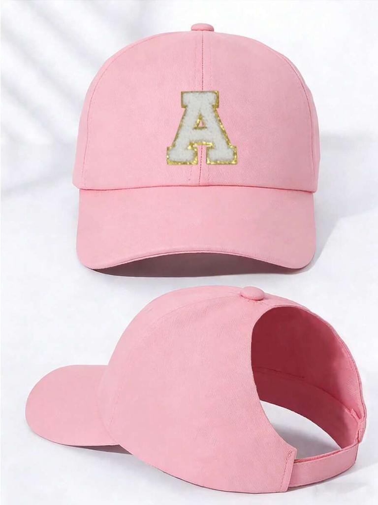 Womens Ponytail Baseball Cap With Hole For High Bun, Breathable Sun Hat For Beach Vacation Travel